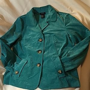 RQT Small Teal Corduroy Jacket